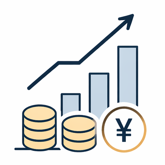 物価上昇とお金の価値の変化を示すイラスト